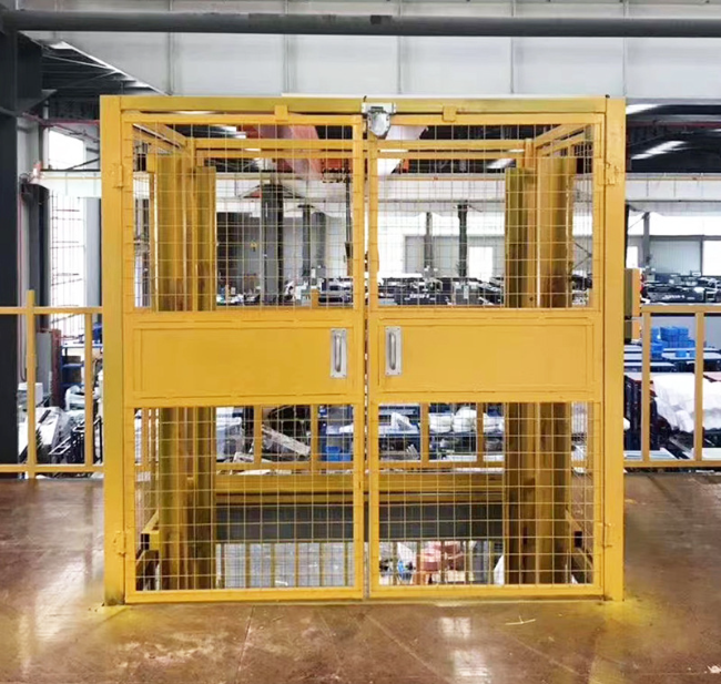 三沙智能导轨式升降机亮相